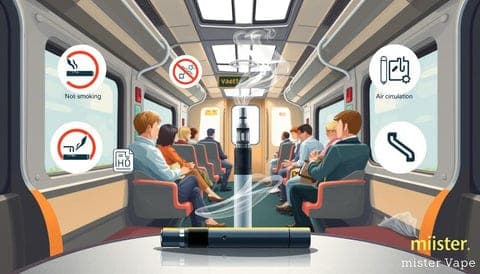 Dampfen am Arbeitsplatz und im ÖV: was erlaubt ist