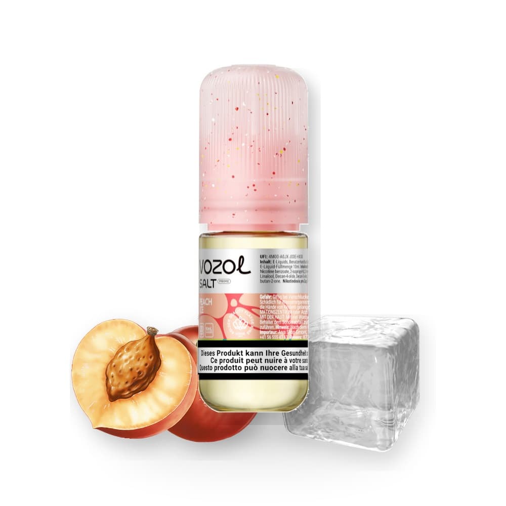 VOZOL Liquid 20mg 10ml – Peach Ice, E-Liquid bei iVape Schweiz kaufen