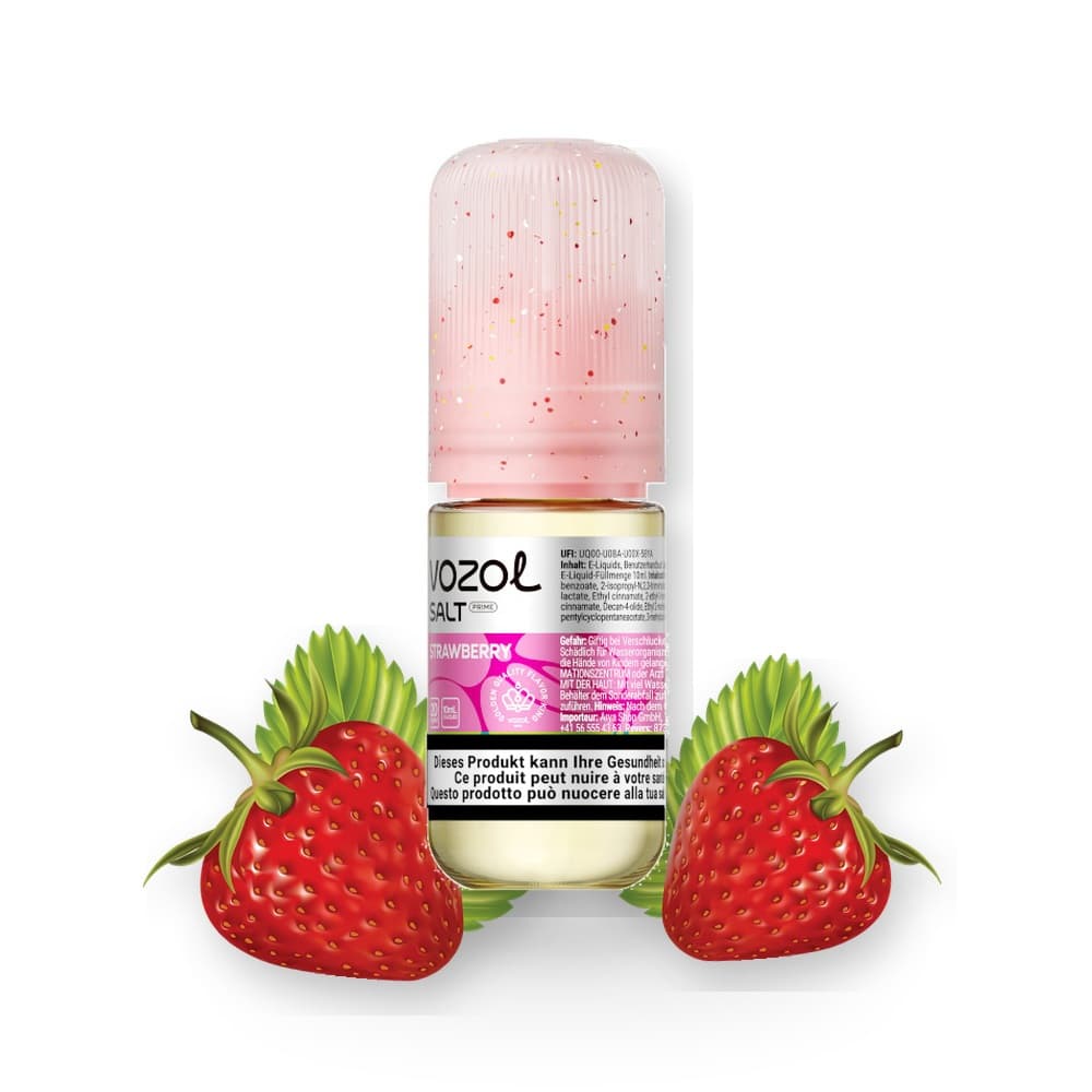 VOZOL Liquid 20mg 10ml – Strawberry, E-Liquid bei iVape Schweiz kaufen