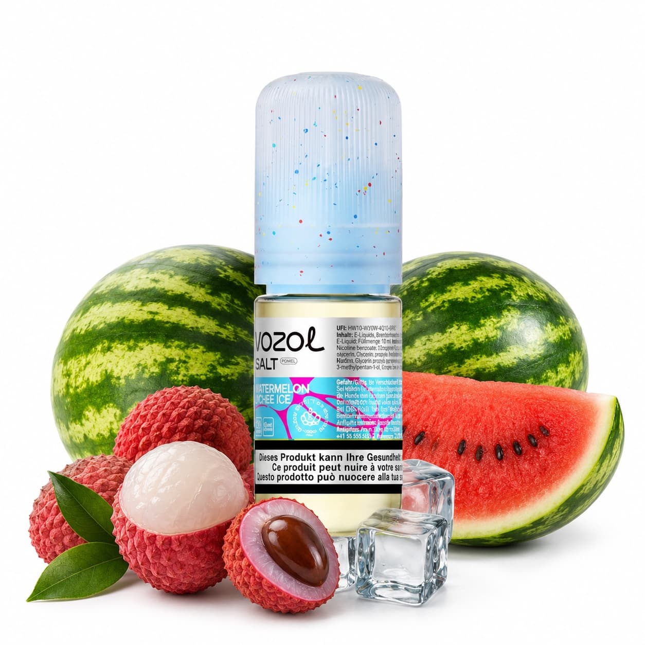 VOZOL Liquid 20mg 10ml – Watermelon Lychee Ice, E-Liquid bei iVape Schweiz kaufen