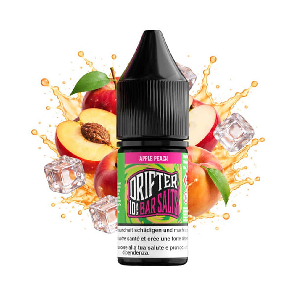 Drifter Bar Salt Liquid 20mg 10ml – Apple Peach Ice, E-Liquid bei iVape Schweiz kaufen