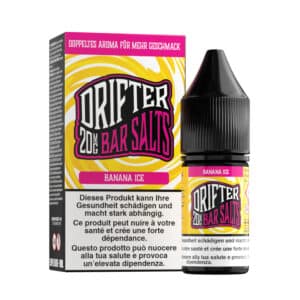 Drifter Bar Salt Liquid 20mg 10ml – Banana Ice, E-Liquid, Produktbild 2