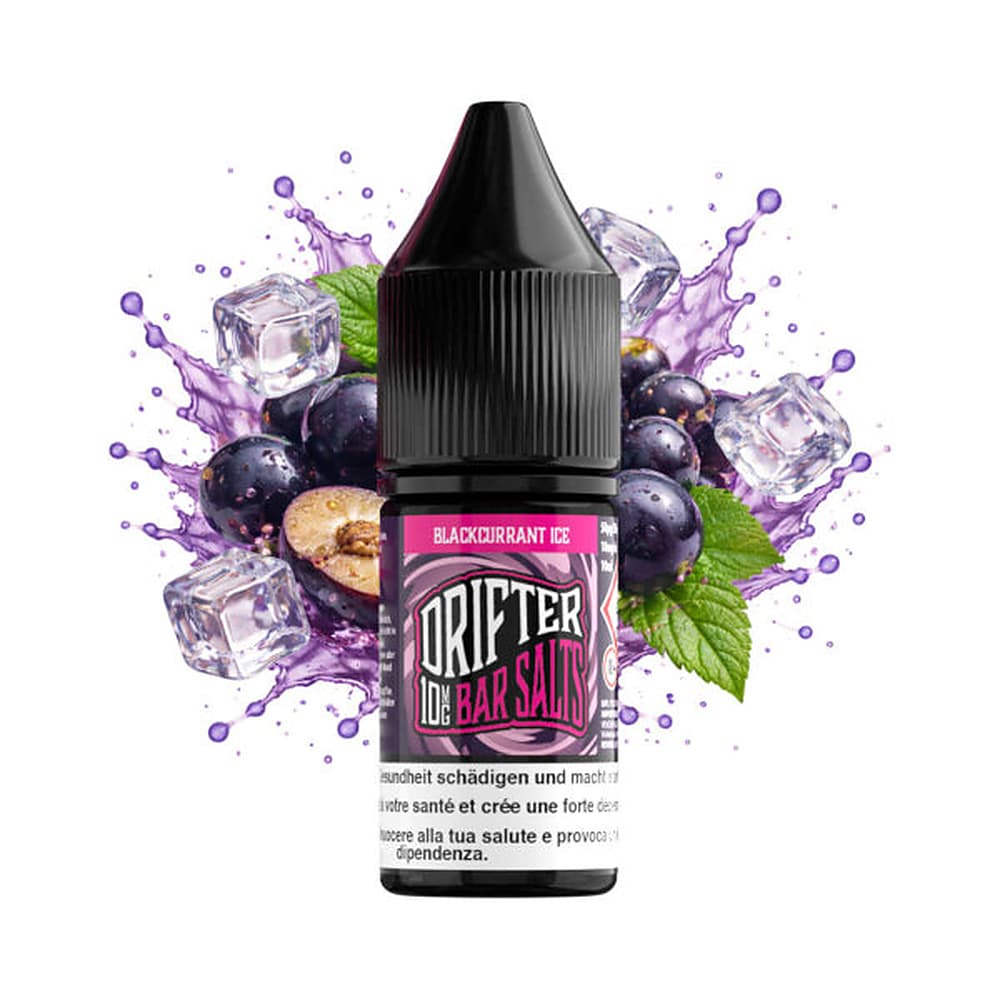 Drifter Bar Salt Liquid 20mg 10ml – Blackcurrant Ice, E-Liquid bei iVape Schweiz kaufen