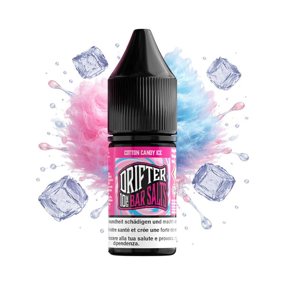 Drifter Bar Salt Liquid 20mg 10ml – Cotton Candy Ice, E-Liquid bei iVape Schweiz kaufen