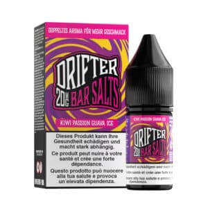 Drifter Bar Salt Liquid 20mg 10ml – Kiwi Passion Guava Ice, E-Liquid, Produktbild 2