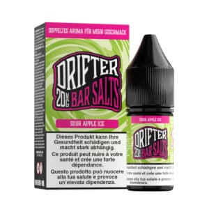 Drifter Bar Salt Liquid 20mg 10ml – Sour Apple Ice, E-Liquid, Produktbild 2