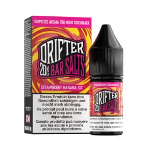 Drifter Bar Salt Liquid 20mg 10ml – Strawberry Banana Ice, E-Liquid, Produktbild 2