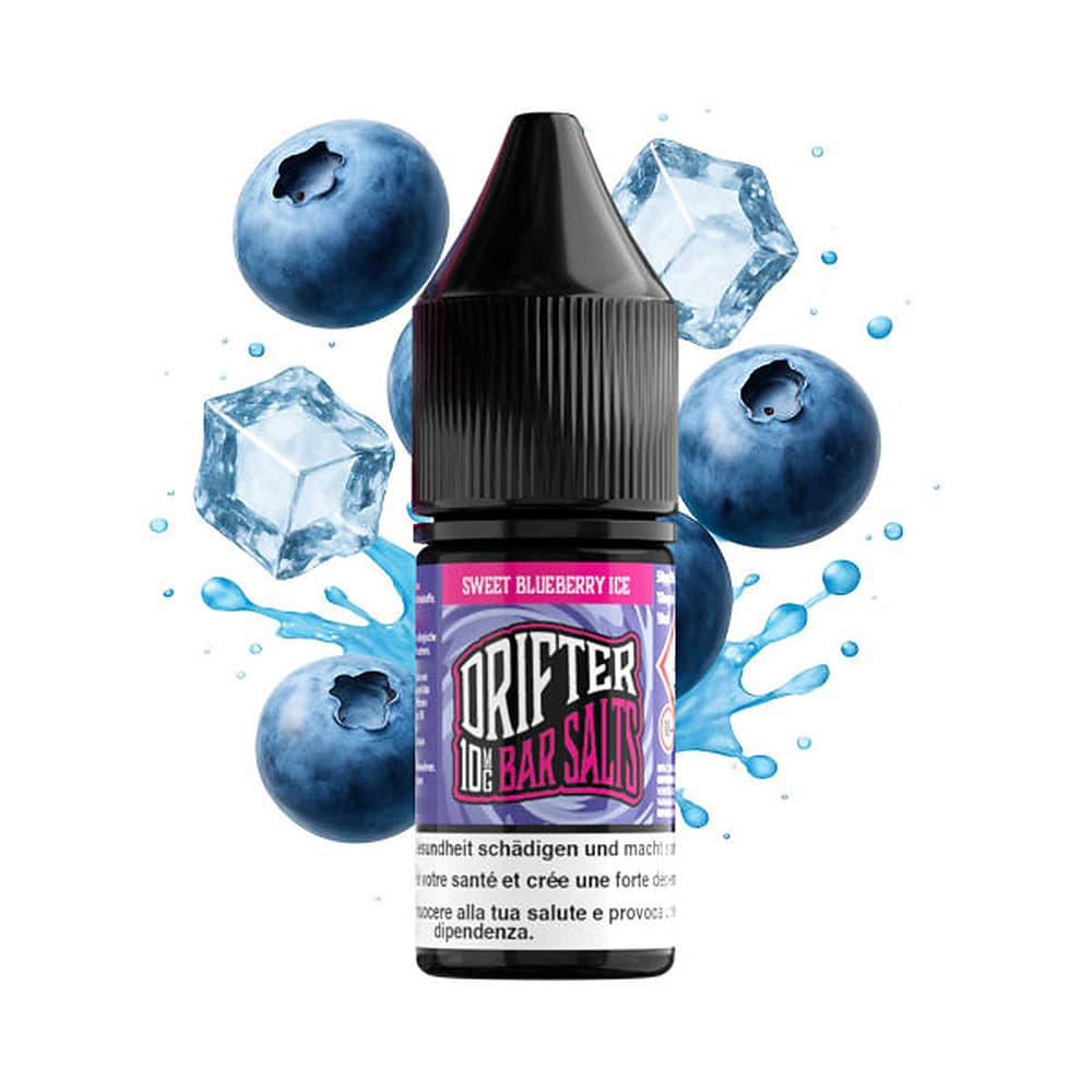 Drifter Bar Salt Liquid 20mg 10ml – Sweet Blueberry Ice, E-Liquid bei iVape Schweiz kaufen