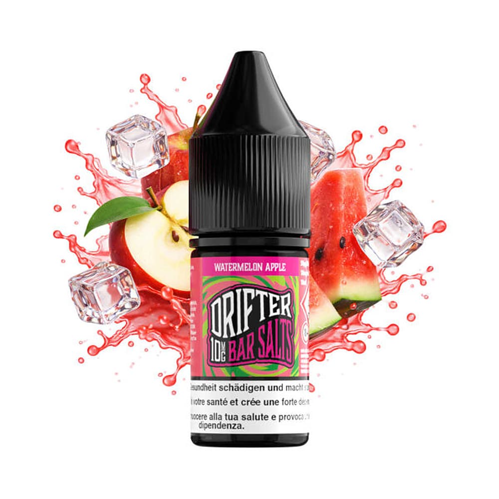 Drifter Bar Salt Liquid 20mg 10ml – Watermelon Apple, E-Liquid bei iVape Schweiz kaufen