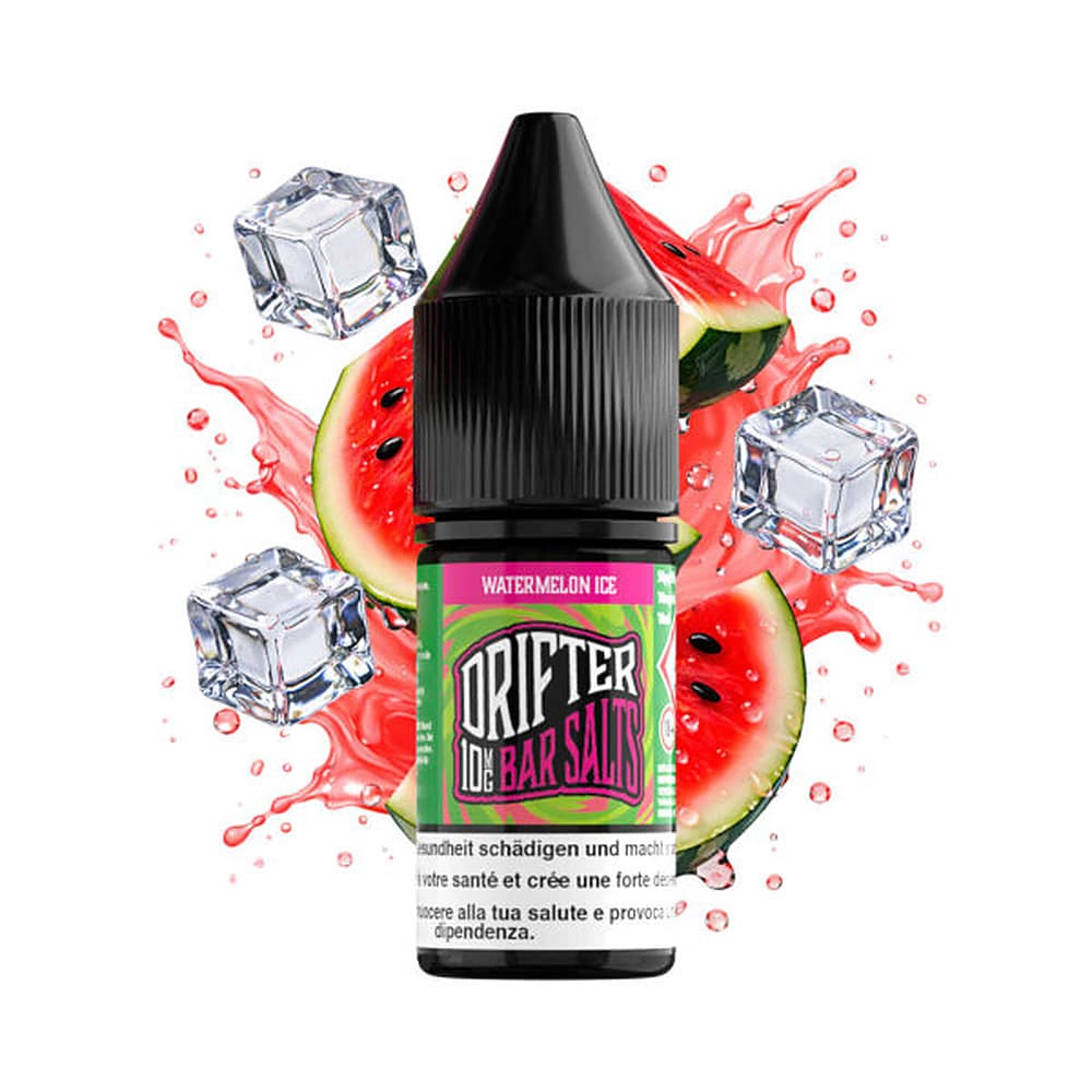 Drifter Bar Salt Liquid 20mg 10ml – Watermelon Ice, E-Liquid bei iVape Schweiz kaufen