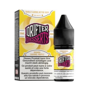Drifter Dessert Bar Salt Liquid 20mg 10ml – Banana Caramel Waffle, E-Liquid, Produktbild 2