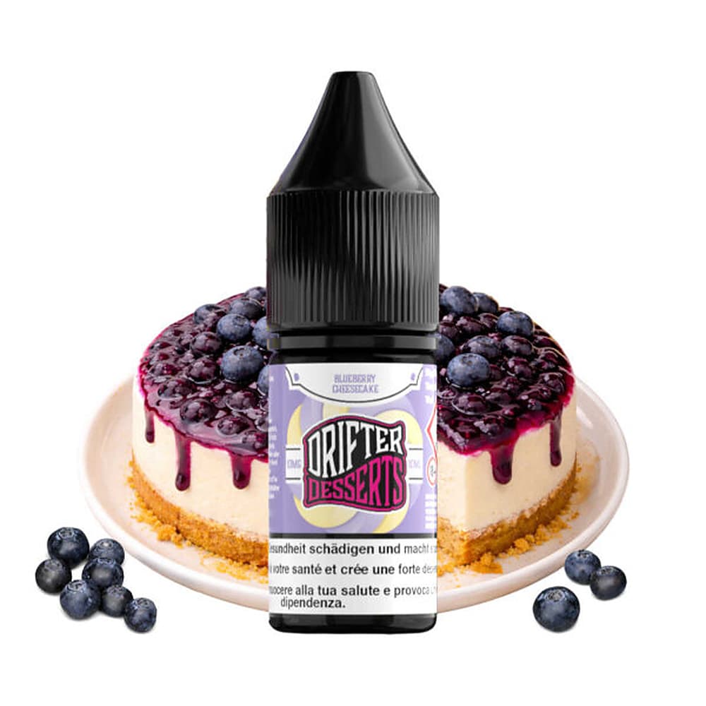 Drifter Dessert Bar Salt Liquid 20mg 10ml – Blueberry Cheesecake, E-Liquid bei iVape Schweiz kaufen