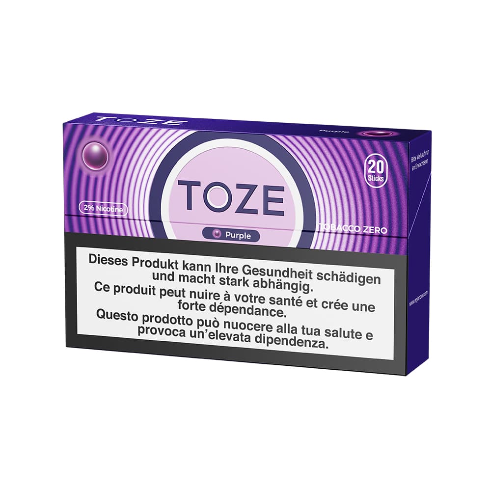 TOZE 20 Sticks – Violett, Vape bei iVape Schweiz kaufen