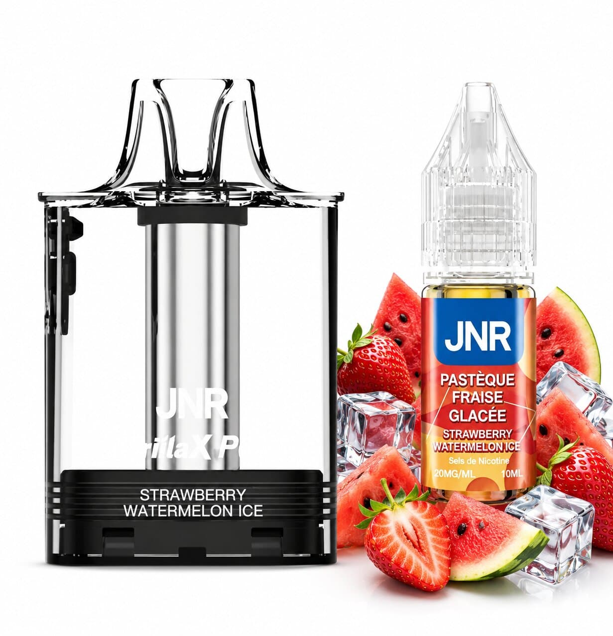JNR Gorilla 43k Pod – Strawberry Watermelon Ice, Hybrid-Vape bei iVape Schweiz kaufen
