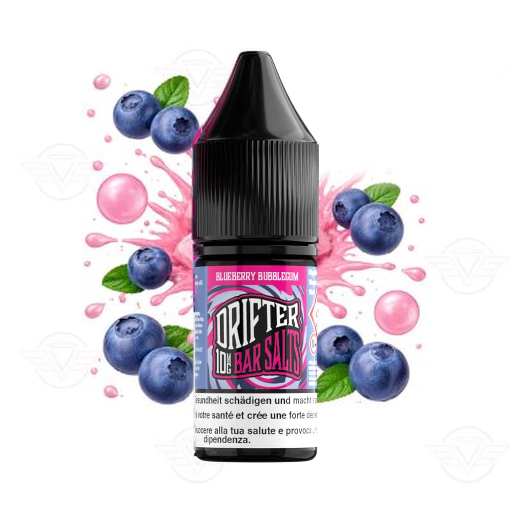 Drifter Bar Salt Liquid 10mg 10ml – Blueberry Bubblegum, E-Liquid bei iVape Schweiz kaufen