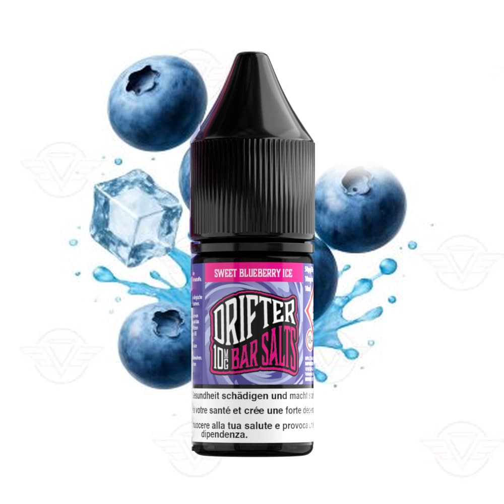 Drifter Bar Salt Liquid 10mg 10ml – Sweet Blueberry Ice, E-Liquid bei iVape Schweiz kaufen