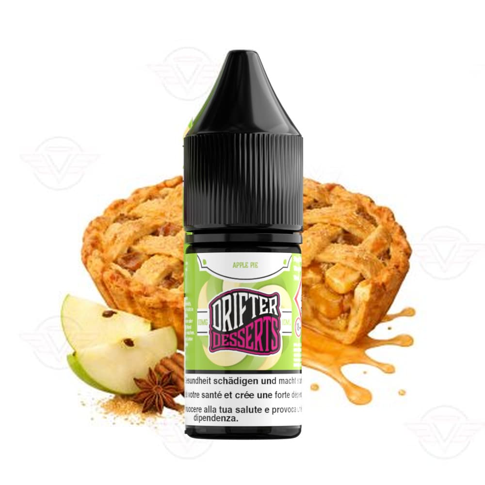 Drifter Dessert Bar Salt Liquid 10mg 10ml – Apple Pie, E-Liquid bei iVape Schweiz kaufen