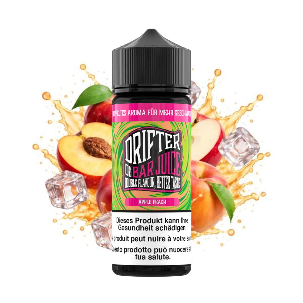 Drifter Bar Juice Shortfill 0mg 100ml – Apple Peach, E-Liquid bei iVape Schweiz kaufen