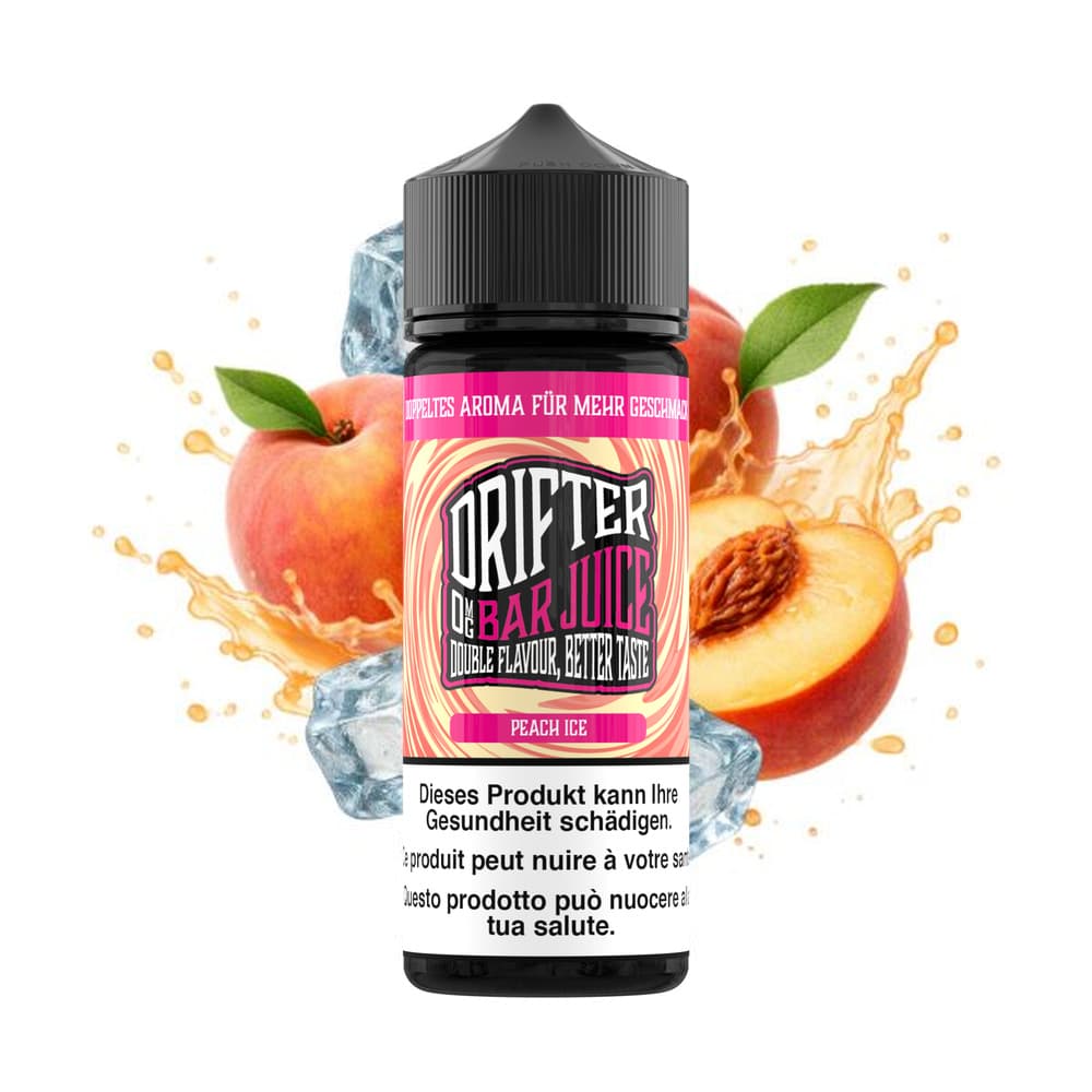 Drifter Bar Juice Shortfill 0mg 100ml – Peach Ice, E-Liquid bei iVape Schweiz kaufen