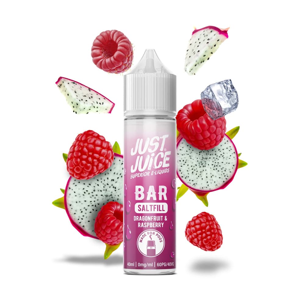 Just Juice Shortfill Dragonfruit & Raspberry – 40ml, E-Liquid bei iVape Schweiz kaufen