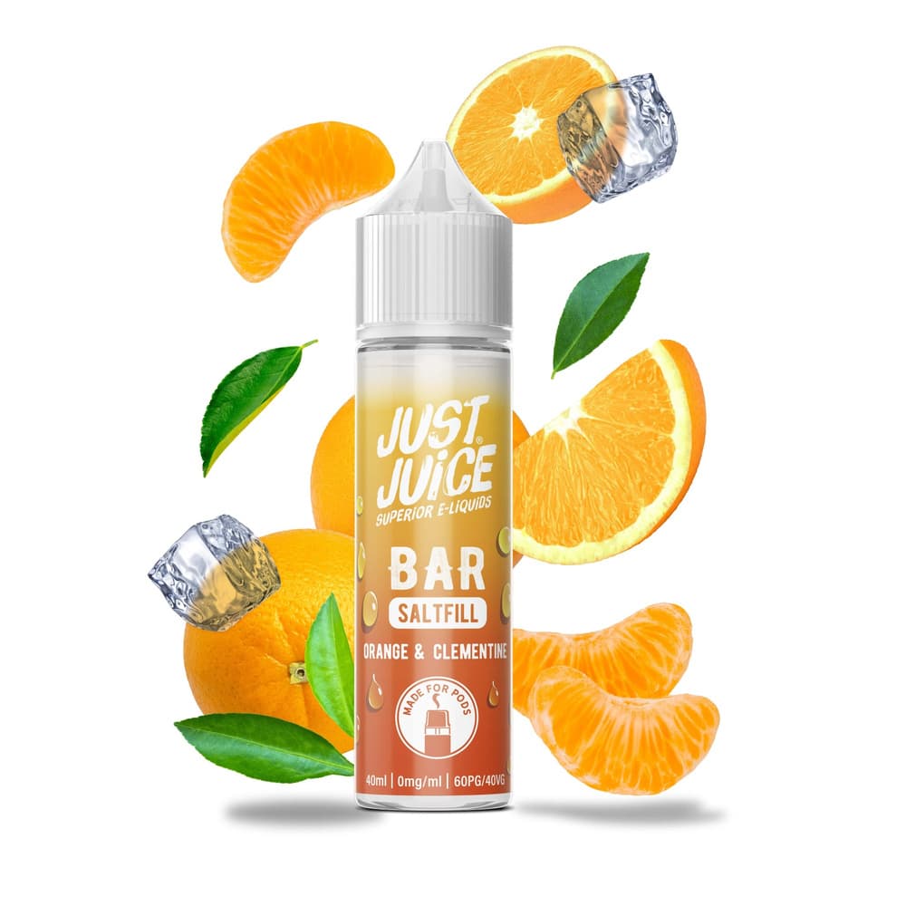 Just Juice Shortfill Orange & Clementine – 40ml, E-Liquid bei iVape Schweiz kaufen