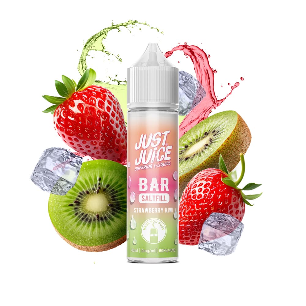 Just Juice Shortfill Strawberry Kiwi – 40ml, E-Liquid bei iVape Schweiz kaufen