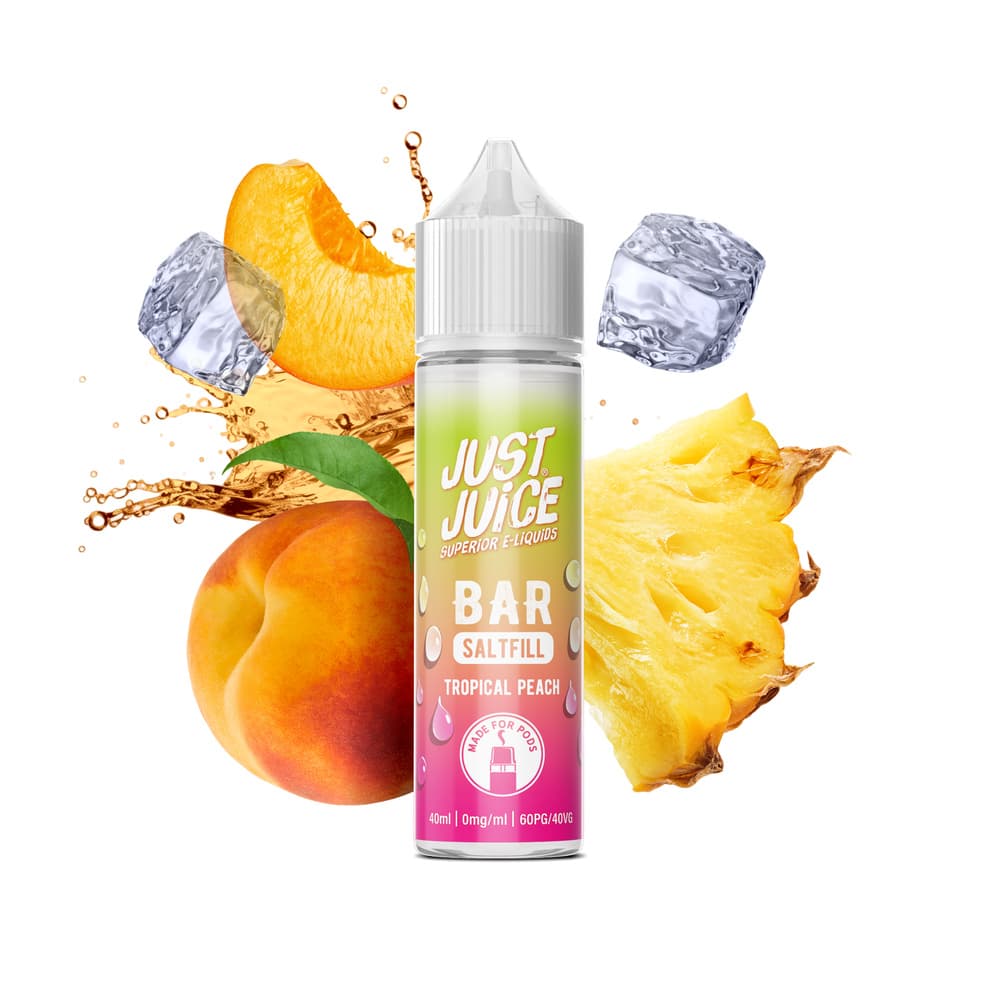 Just Juice Shortfill Tropical Peach – 40ml, E-Liquid bei iVape Schweiz kaufen