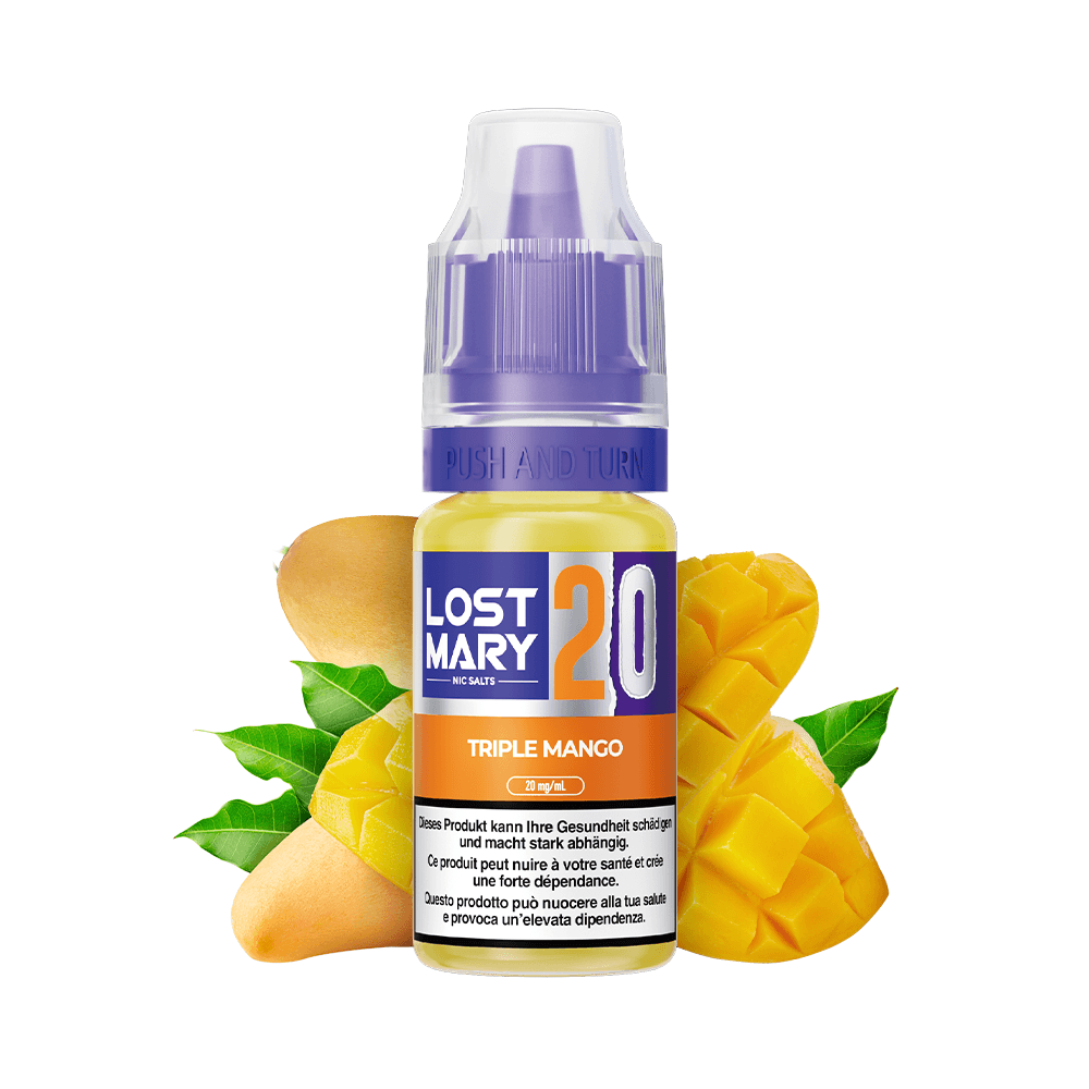LOST MARY Liquid 20mg 10ml – Triple Mango, E-Liquid bei iVape Schweiz kaufen