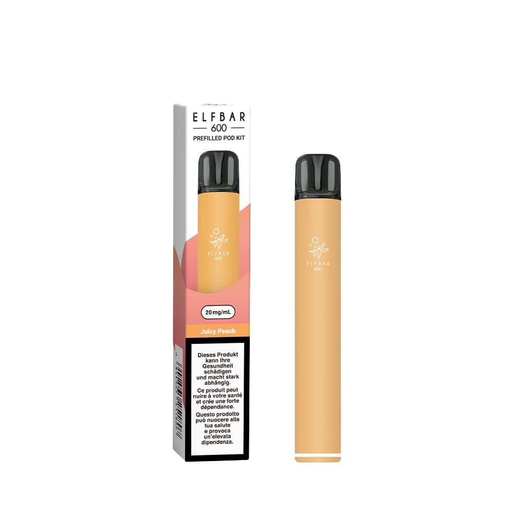 ELFBAR 600 Pod Kit – Juicy Peach, sistema a pod, foto 2