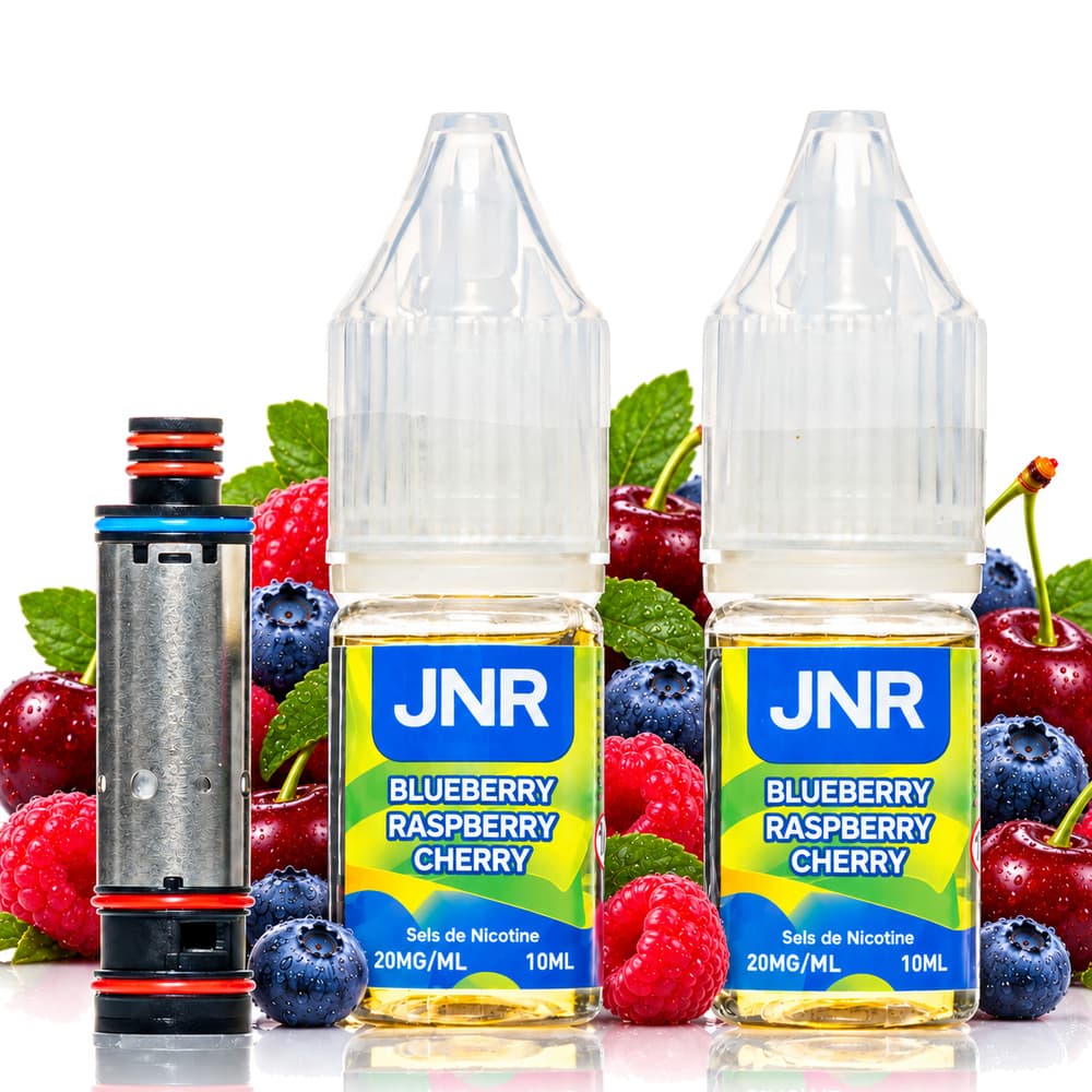 JNR Falcon Infinity 55k Coil & Liquids – Blueberry Raspberry Cherry, Hybrid-Vape bei iVape Schweiz kaufen
