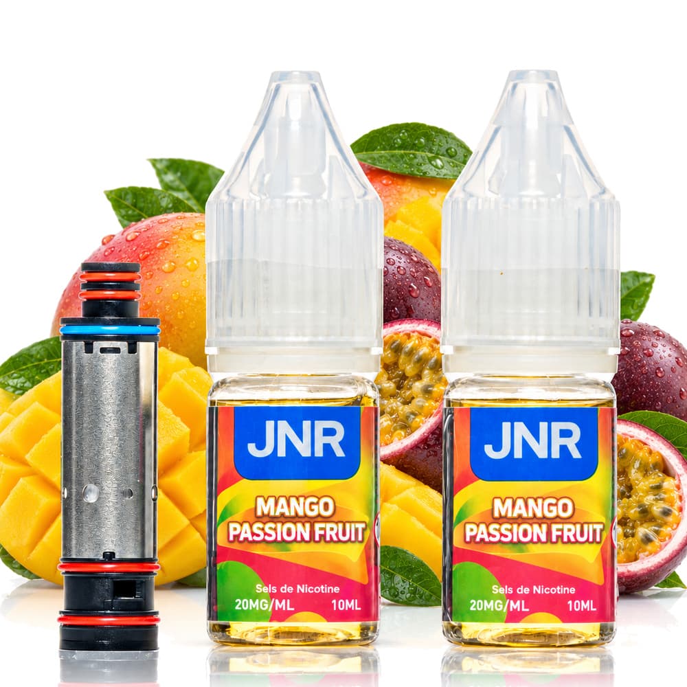 JNR Falcon Infinity 55k Coil & Liquids – Mango Passion Fruit, Hybrid-Vape bei iVape Schweiz kaufen