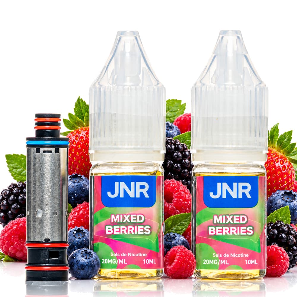 JNR Falcon Infinity 55k Coil & Liquids – Mixed Berries, Hybrid-Vape bei iVape Schweiz kaufen