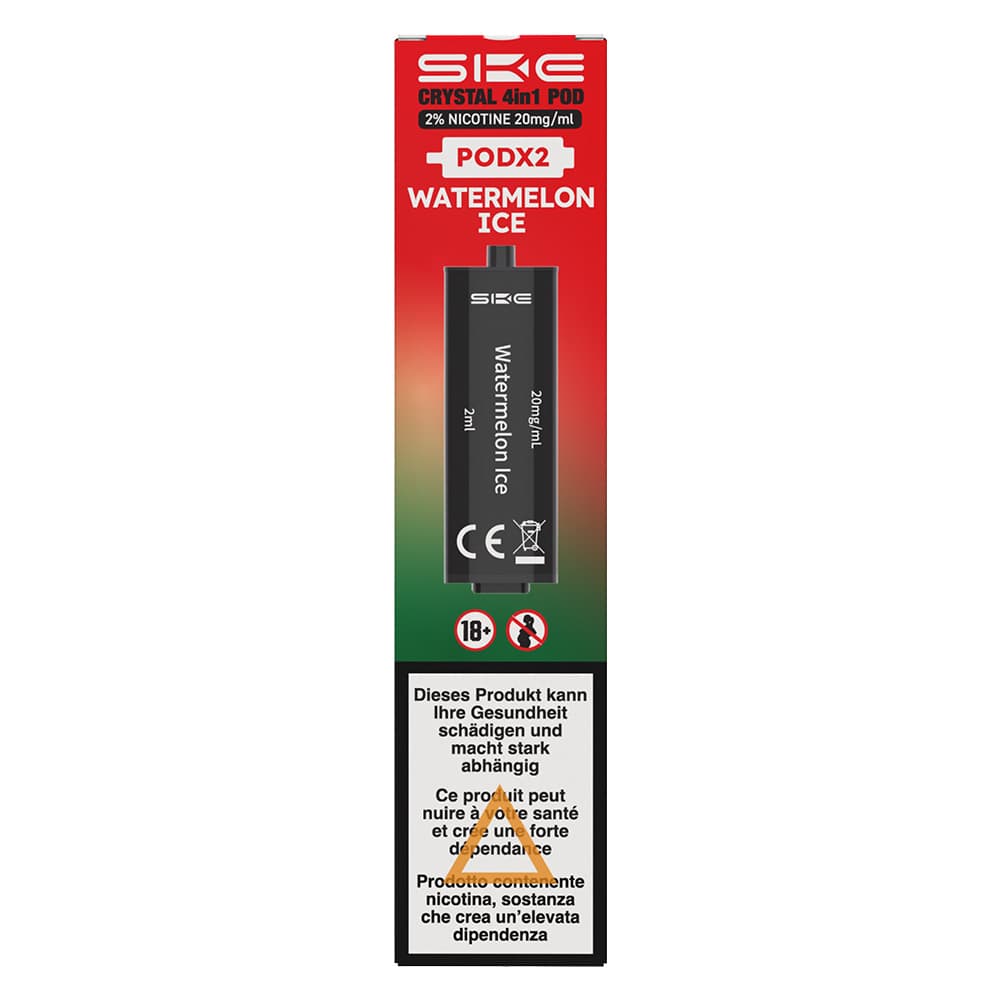 SKE Crystal 4 in 1 2x2ml Pods (20mg) – Watermelon Ice (2)