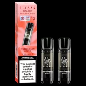 ELFBAR Elfa Pro – 2 x 2ml Pods (20mg) – Watermelon Mojito