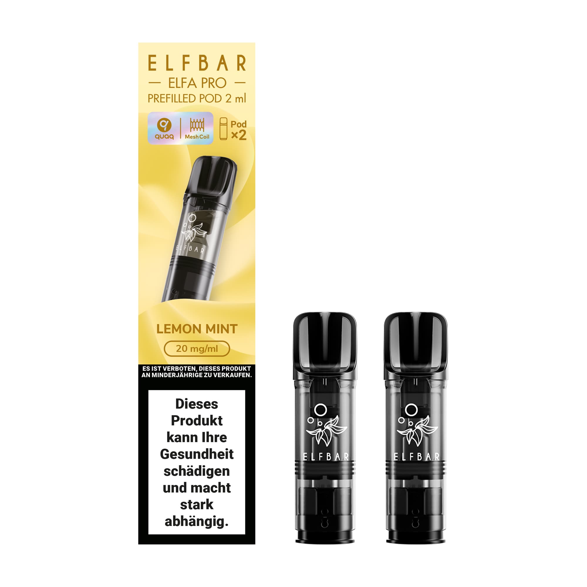 elfa pro pod 2mg lemon mint