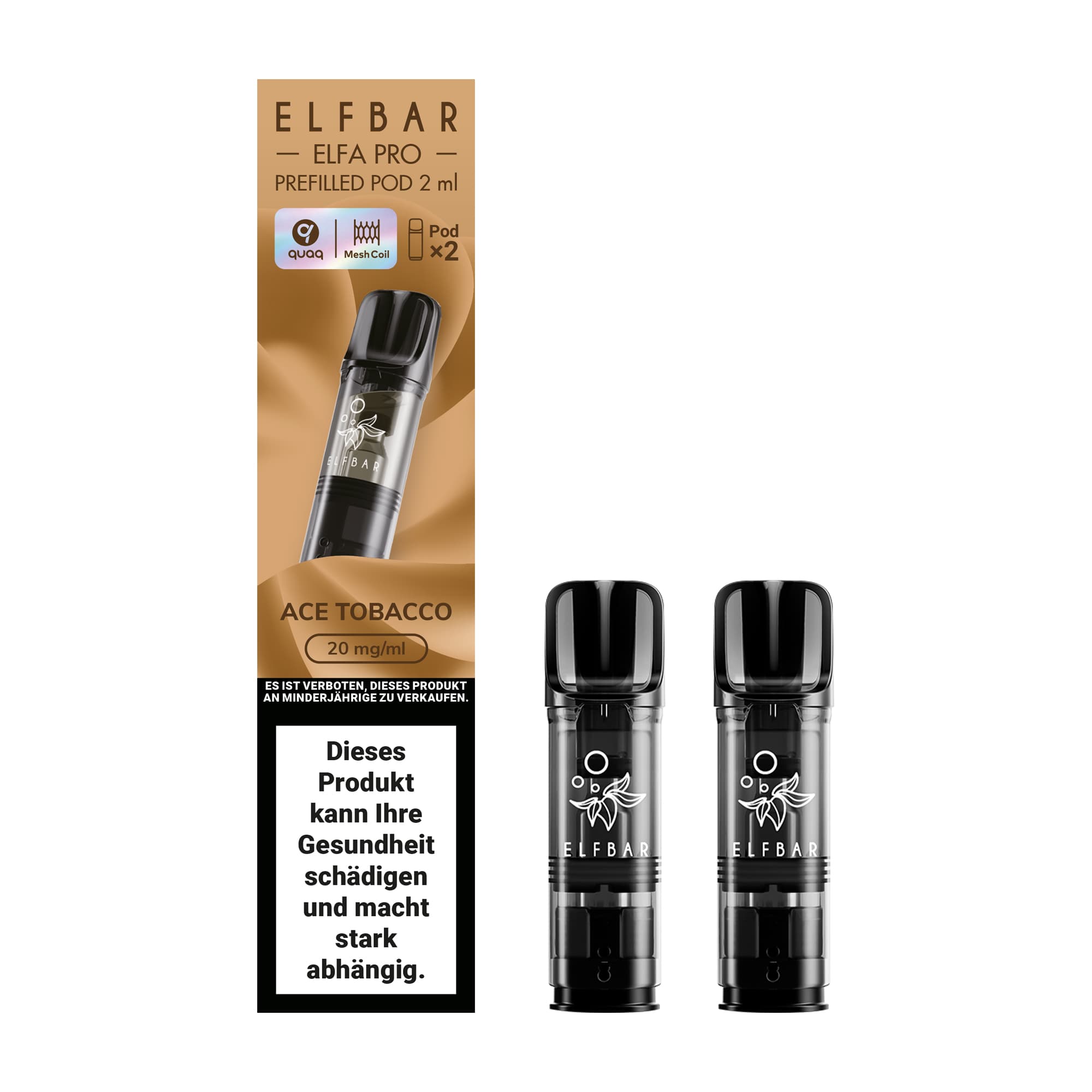 elfa pro pod 2mg ace tobacco