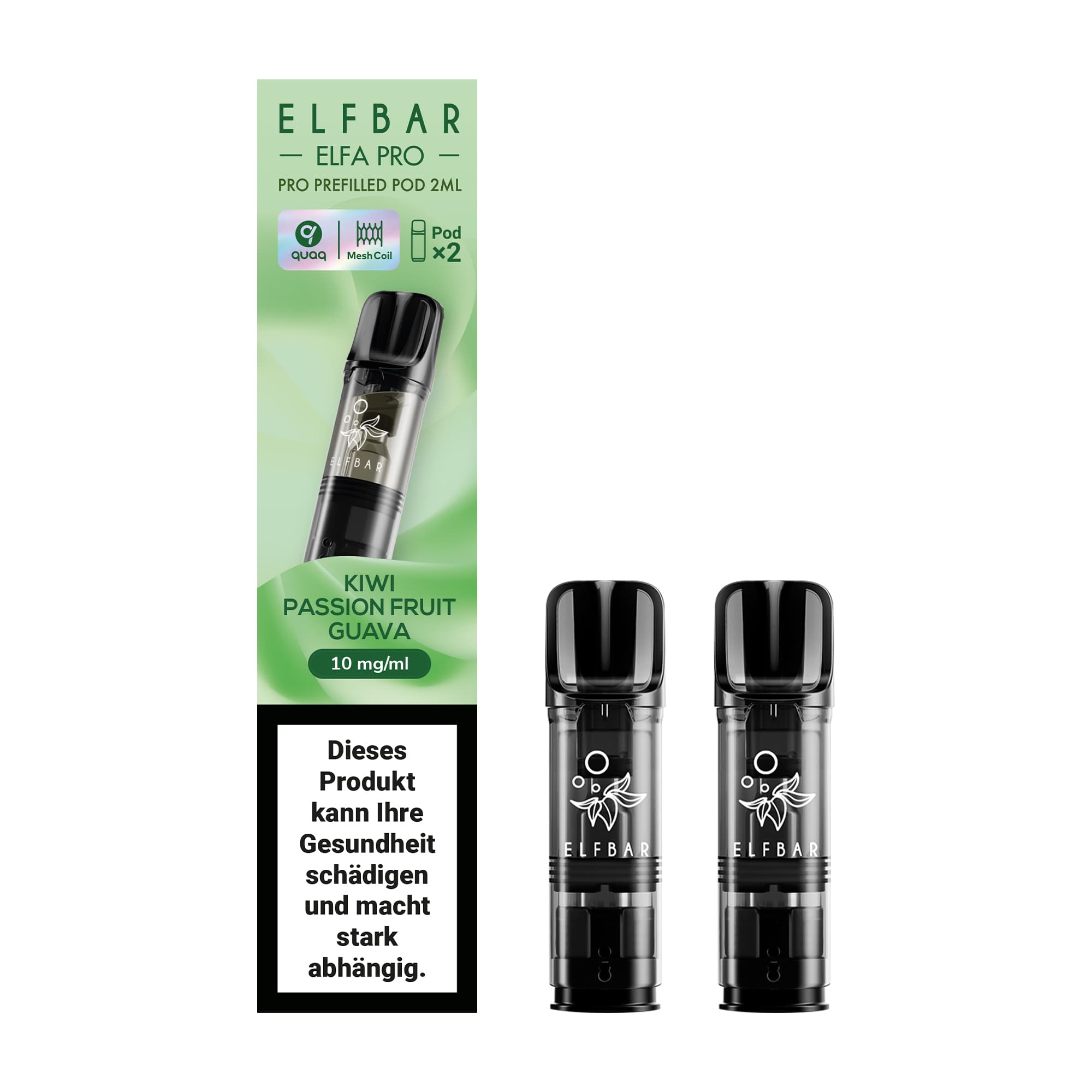 elfa pro pods 10mg kiwi passion fruit guava
