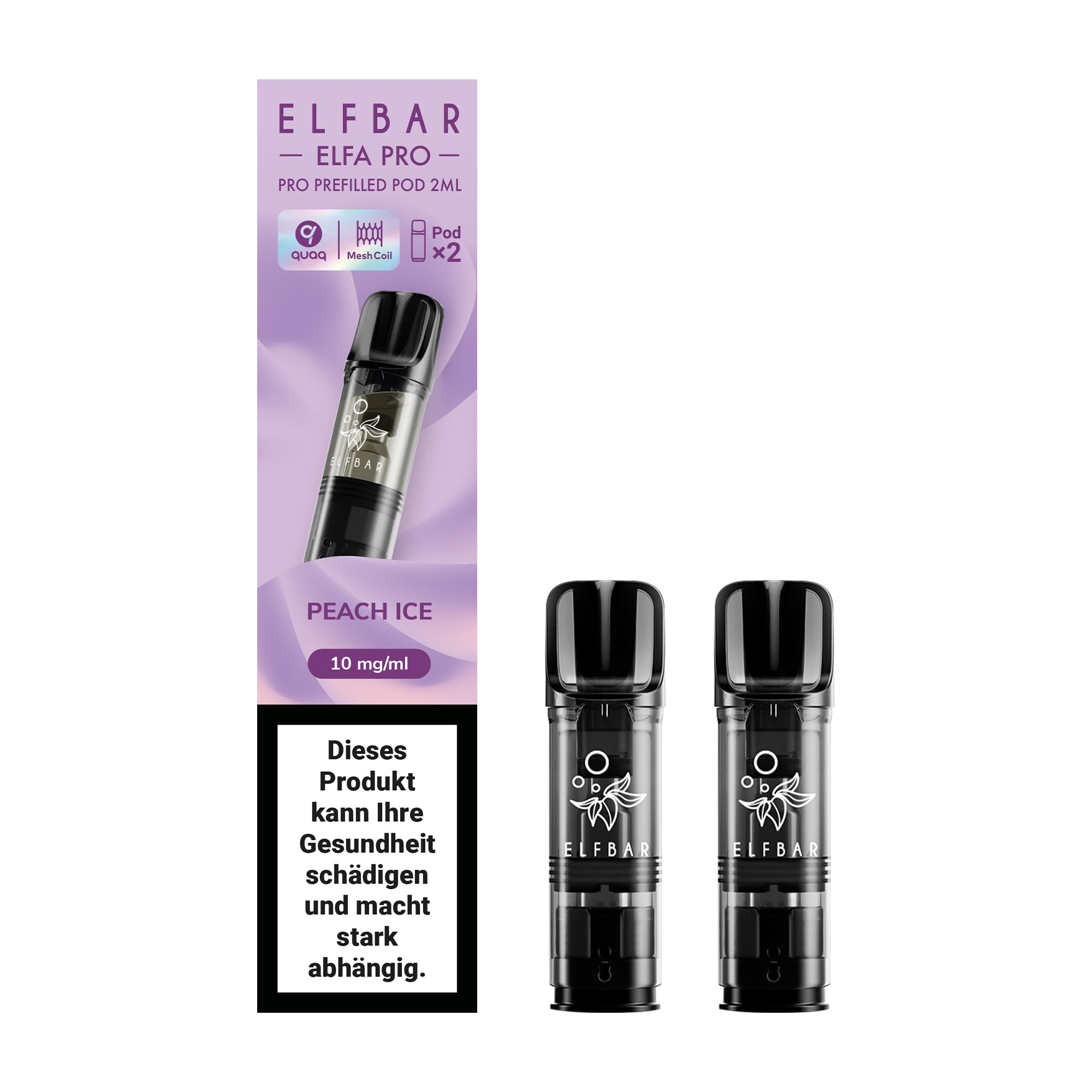 elfa pro pods 10mg peach ice