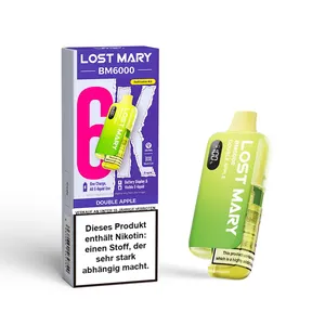 LOST MARY BM6000 – Double Apple, Gerät mit Verpackung