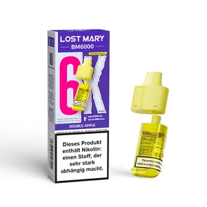 LOST MARY BM6000 – Double Apple, Pod-Wechselsystem
