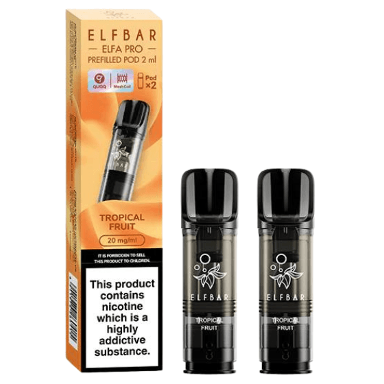 ELFBAR Elfa Pro – 2 x 2ml Pods (20mg) – Tropical Fruit