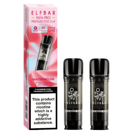 ELFBAR Elfa Pro - 2 x 2ml Pods (20mg) – Watermelon