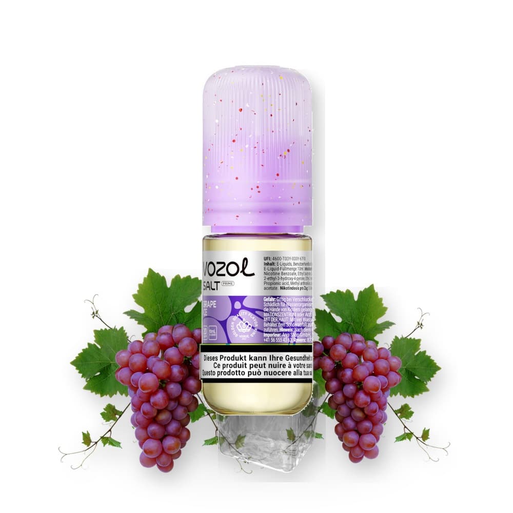 VOZOL Liquid 20mg 10ml – Grape Ice, E-Liquid bei iVape Schweiz kaufen
