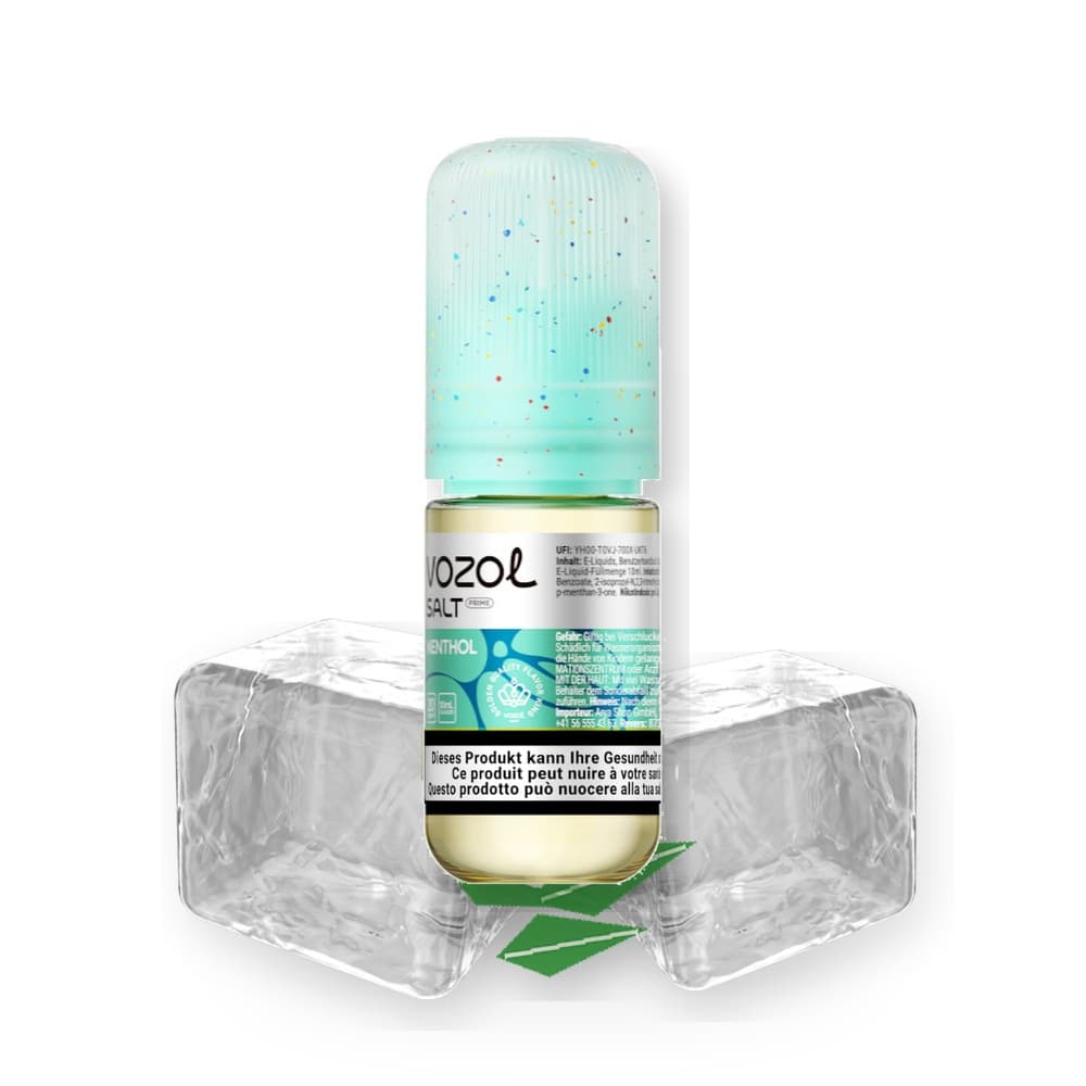 VOZOL Liquid 20mg 10ml – Menthol, E-Liquid bei iVape Schweiz kaufen