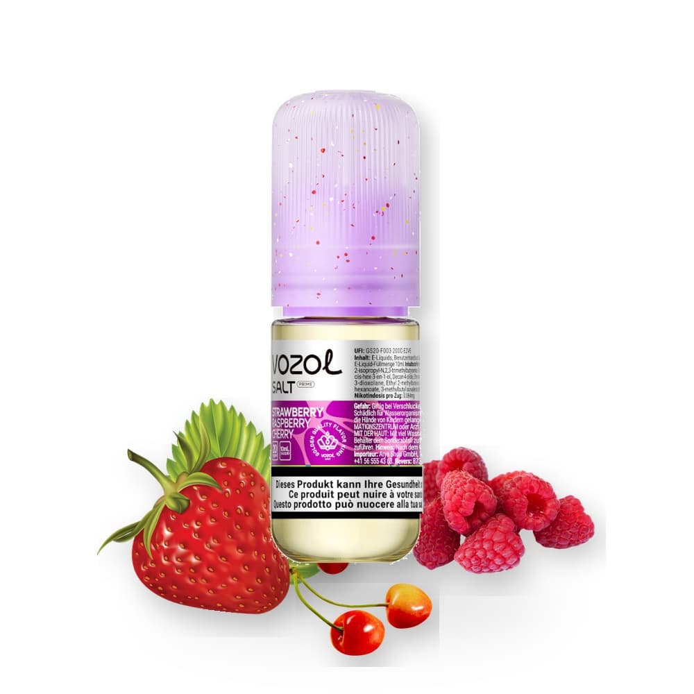 VOZOL Liquid 20mg 10ml – Strawberry Raspberry Cherry, E-Liquid bei iVape Schweiz kaufen