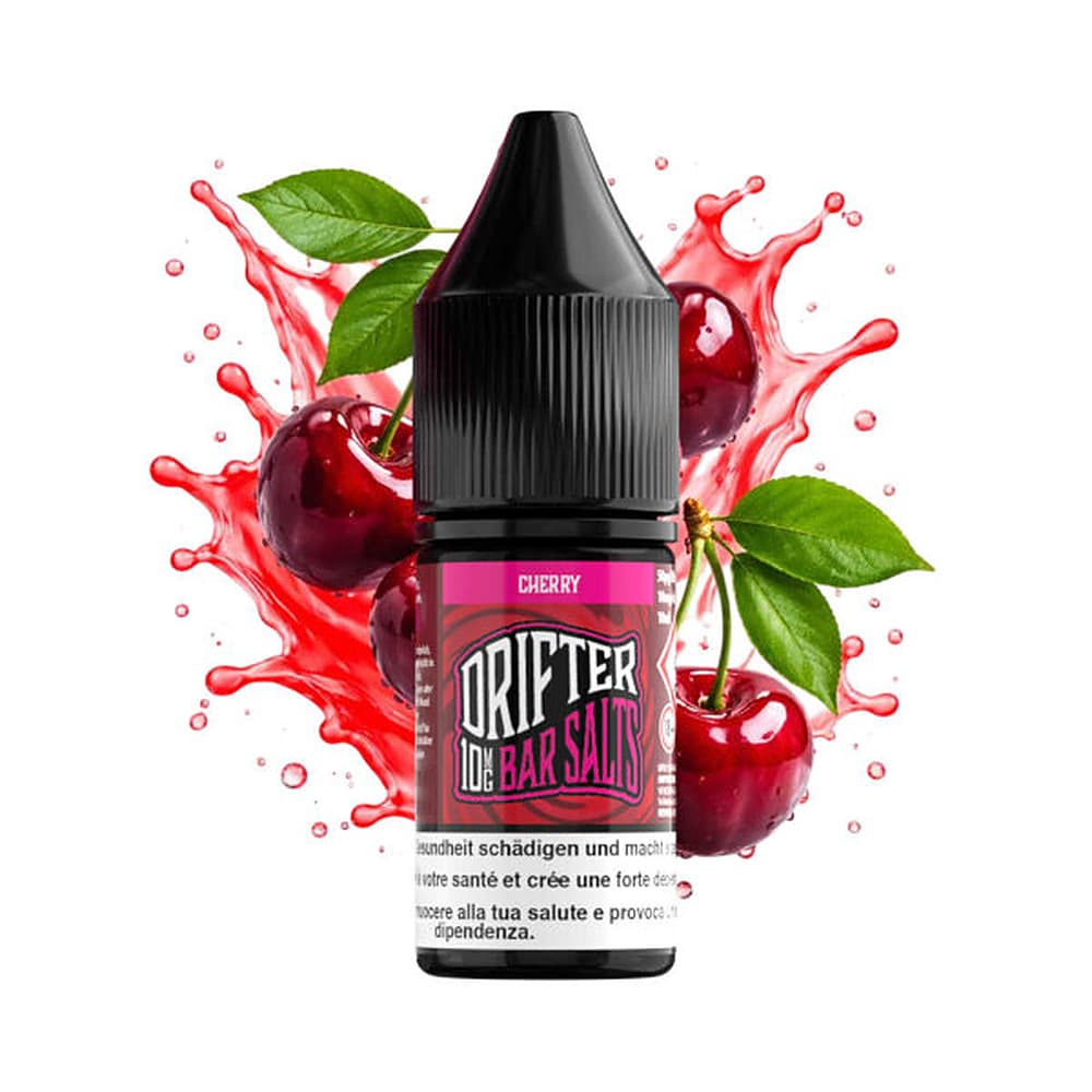 Drifter Bar Salt Liquid 20mg 10ml – Cherry, E-Liquid bei iVape Schweiz kaufen