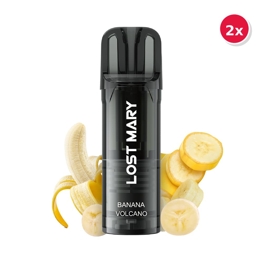 LOST MARY WAVI Pod 2 x 2ml Pods (20mg) – Banana Volcano, Pod-System bei iVape Schweiz kaufen