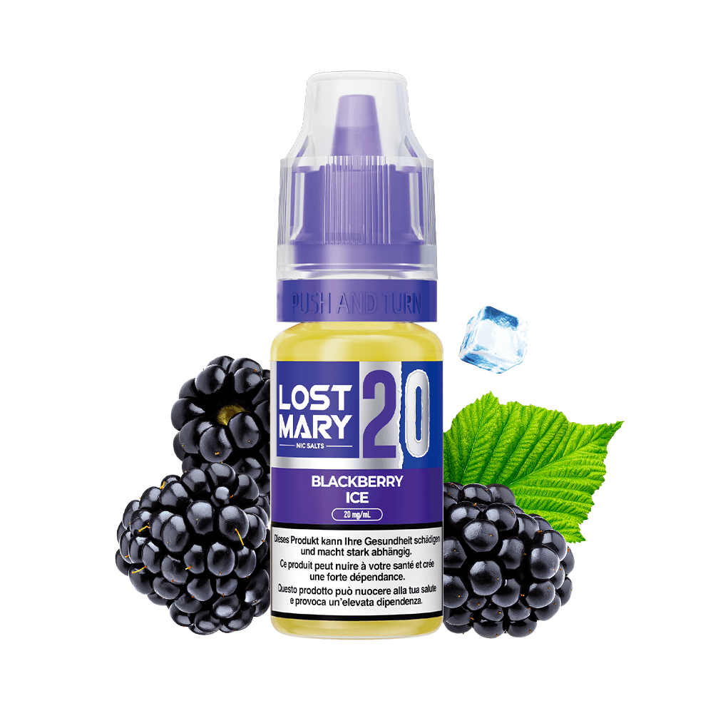 LOST MARY Liquid 20mg 10ml – Blackberry Ice, E-Liquid bei iVape Schweiz kaufen