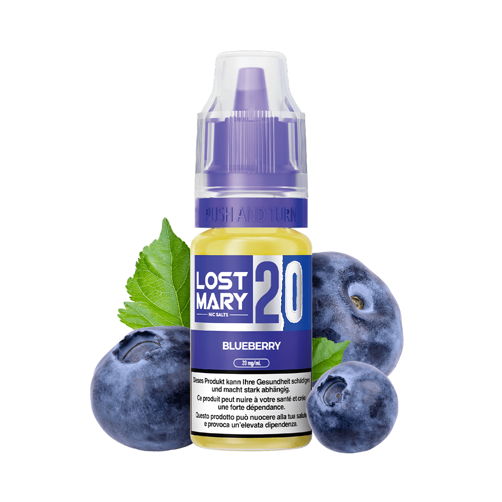 LOST MARY Liquid 20mg 10ml – Blueberry, E-Liquid bei iVape Schweiz kaufen