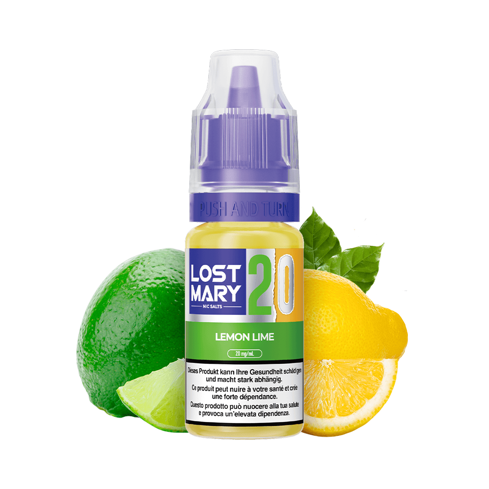 LOST MARY Liquid 20mg 10ml – Lemon Lime, E-Liquid bei iVape Schweiz kaufen